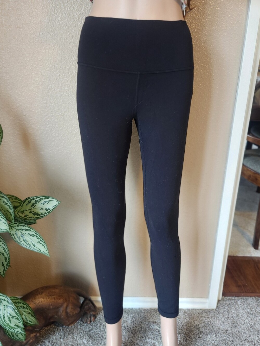 These are black lululemon leggings.